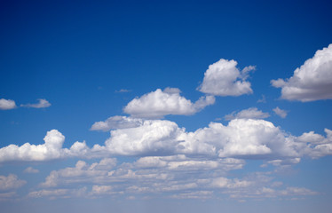 blue sky with clouds 4