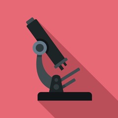 Poster - blood microscope icon. flat illustration of blood microscope vector icon for web design