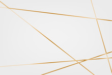 Abstract Gold Line Luxury Background Template, Vector