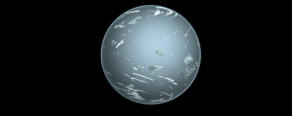 Wall Mural - solar system in space