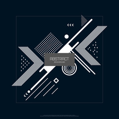 Poster - Abstract design geometric element pattern design of cover artwork background. illustration vector eps10