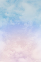 Wall Mural - cloud background with a pastel colour