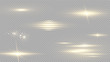 © blagorodez - Golden light effect. Abstract laser beams of light. Chaotic neon rays of light .