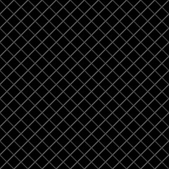 Wall Mural - Vector weave grid dense seamless pattern background. Elegant black and gray criss cross backdrop. Woven cotton style diagonal geometric repeat design. All over print texture for packaging men products