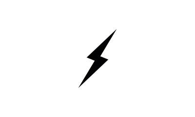 Wall Mural - lightning bolt vector icon. electric bolt flash icon. power energy symbol. thunder icon