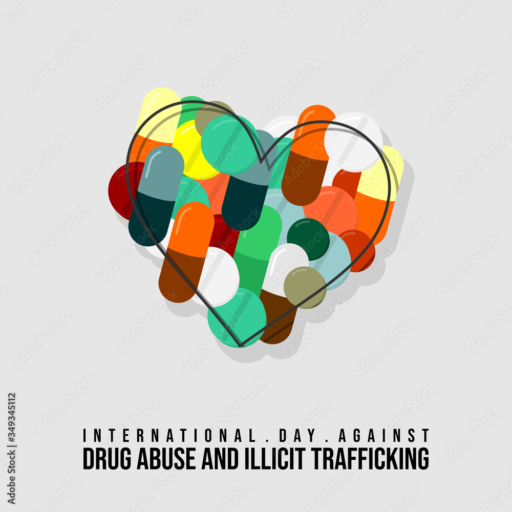 International day against drug abuse and illicit trafficking Stock ...