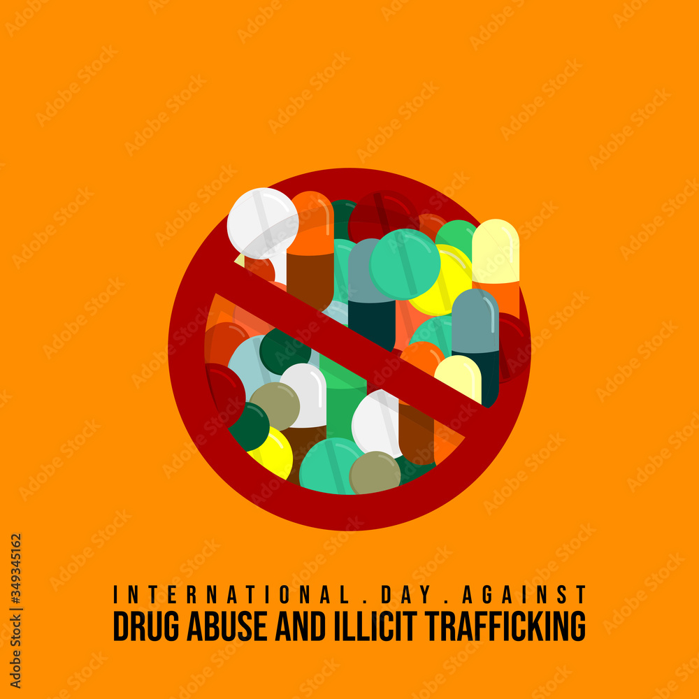 International day against drug abuse and illicit trafficking Stock ...