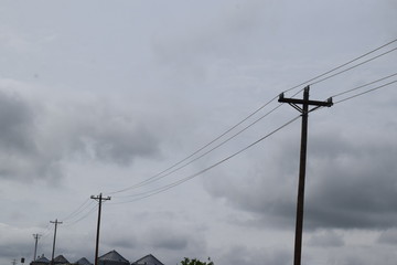 Canvas Print - Power Lines