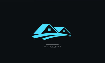 Sticker - An abstract home real estate logo