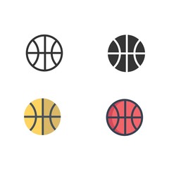 Wall Mural - basketball ball icon vector illustration design