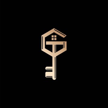 Guard logo design, Key vector logo