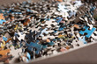 © DAVID - A view of jigsaw puzzle pieces in a box.