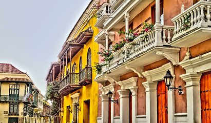 Cartagena, Colombia: Colonial center, HDR Image