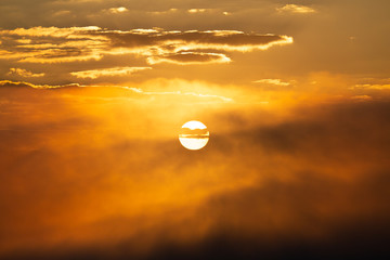 Wall Mural - Sunset sky