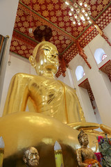 Phra Mahaphutthaphim at Wat Chaiyo Worawihan, Ang Thong province, Thailand.