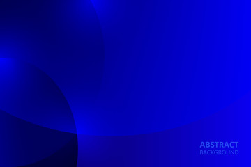 Abstract background with blue gradient wave lines.