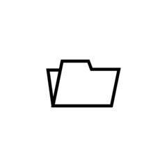 Poster - Archive, File, directory, document, folder, storage icon in outline style on white background