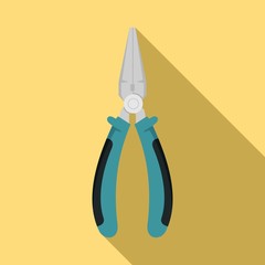 Poster - Electric pliers icon. Flat illustration of electric pliers vector icon for web design