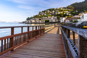 Wall Mural - Sausalito Resort town for San Francisco people