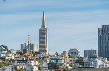 Wall Mural - san francisco waterfront on the day.   -for editorial use only  -shoot on  20/04/16.