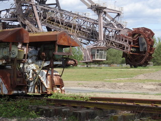 historische Tagebautechnik