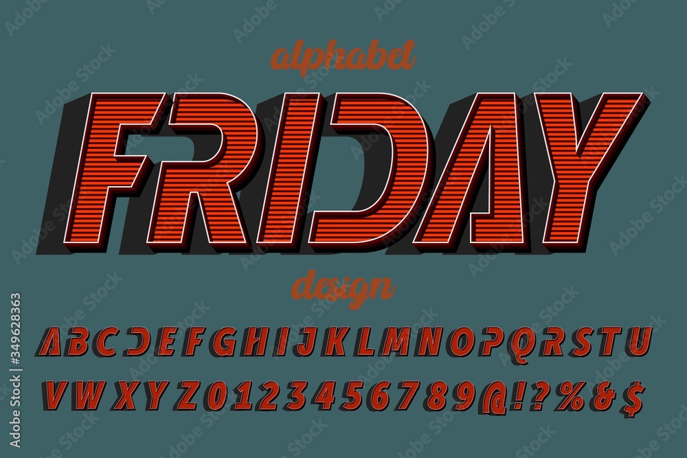 Font.alphabet.Typeface.Script.Shadow Effect.Handcrafted handwritten ...