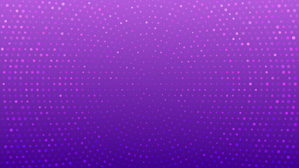 Fototapete - Violet blurred vector background with halftone effect. Smooth pink and purple gradient. Violet background. Halftone wallpaper. Creative backdrop. Vector template. Minimal style. Cover layout template.