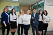 © AS Photo Family - Portrait of young business people group of bank workers in modern office.