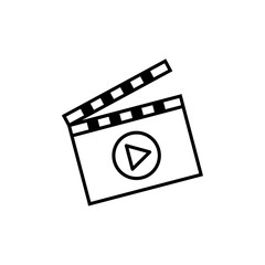 Poster - Play Video Film Icon Design Template