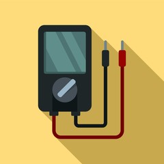 Poster - Multimeter icon. Flat illustration of multimeter vector icon for web design