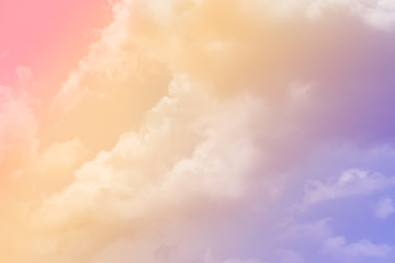 Wall Mural - cloud background with a pastel colour