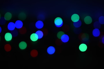 Wall Mural - Multipurpose Dark blur bokeh background