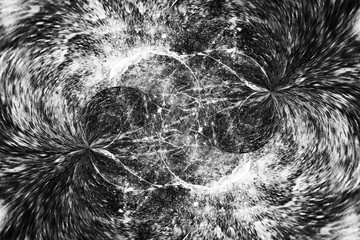 Poster - Black and white abstract background.
