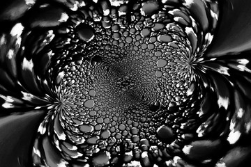 Poster - Black and white abstract background.