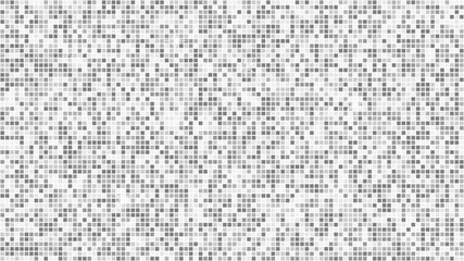 Poster - Abstract background silver mosaic. Background foil metallic texture. Festive vector illustration. Mirror mosaic vector illustration. Banner element. Party backdrop. Christmas banner. Disco decoration.