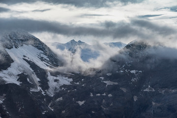 Scenic view at Grossglockner mountain pass, Austria