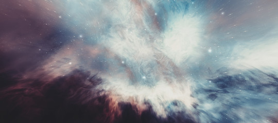 Wall Mural - Galaxy night sky artistic background, texture.