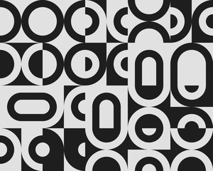 Poster - brutalism design abstract vector pattern