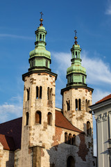 Wall Mural - Cracow, Poland. Romanesque church of St Andrew, built between 1079 - 1098