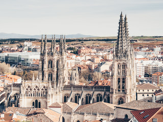 Canvas Print - Burgos gothic cathedral, Castilla Leon, Spain