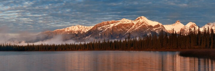 Sticker - Jasper National Park sunrise Canada