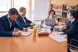© Krakenimages.com - Business lawyers workers meeting at law firm office. Professional executive partners working on finance strategry at the workplace