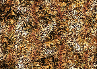 abstract exotic leopard skin texture