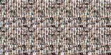Hundreds of multiracial people crowd portraits headshots collection, collage mosaic. Many lot of multicultural different male and female smiling faces looking at camera. Diversity and society concept.