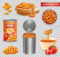 Poster - Baked Beans Isometric Set 