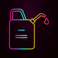 Aufkleber - Gasoline, firefighter nolan icon Simple thin line, outline vector of Firefighter icons for ui and ux, website or mobile application