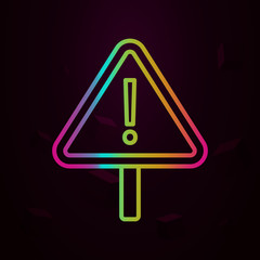 Aufkleber - Warning, firefighter nolan icon Simple thin line, outline vector of Firefighter icons for ui and ux, website or mobile application