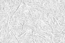 Texture Of Hay Or Straw. Agricultural White Horizontal Background.
