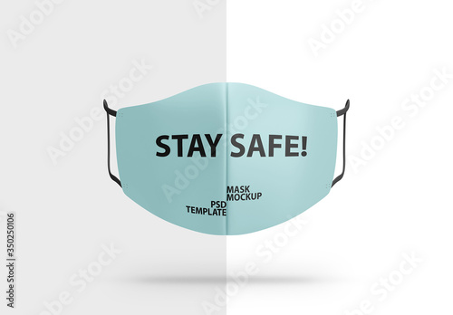 Download Face Mask Mockup Front View Buy This Stock Template And Explore Similar Templates At Adobe Stock Adobe Stock PSD Mockup Templates