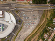 © Gian - Aerial view of a empty parking lot in a mall in the city of Cartago